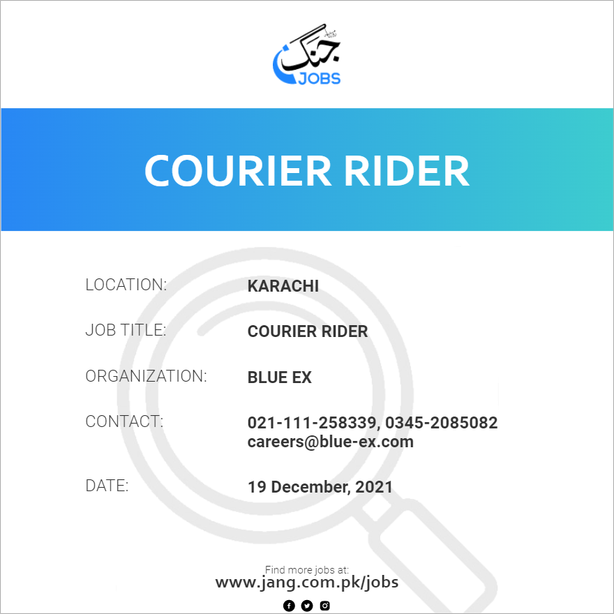Courier Rider