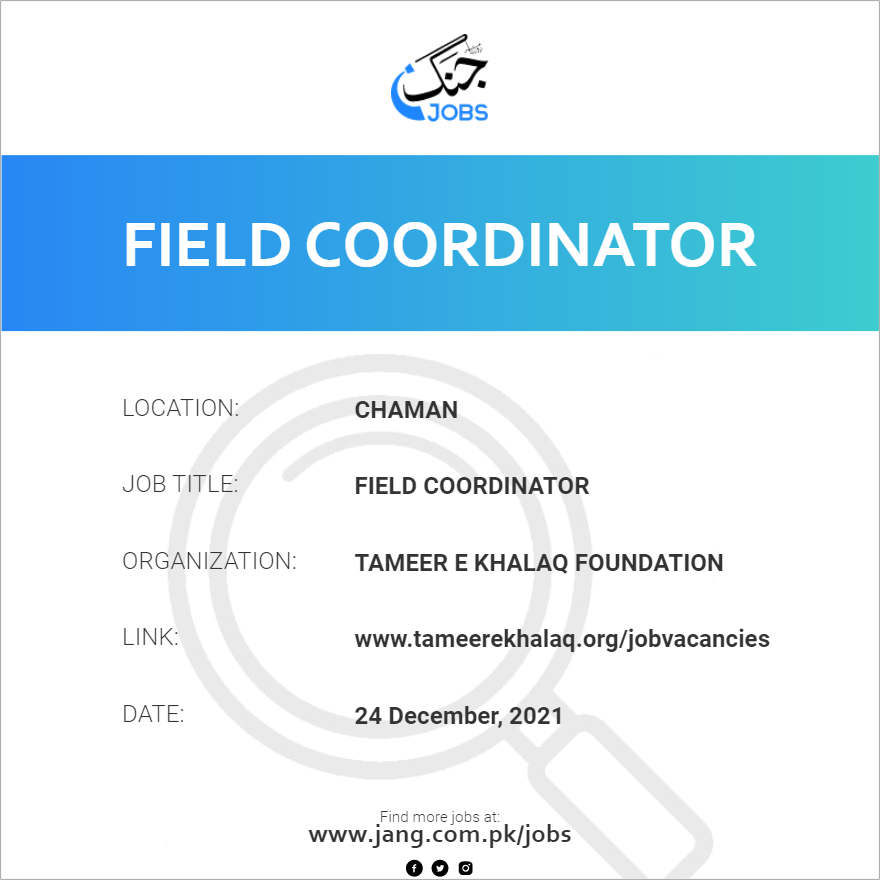 Field Coordinator