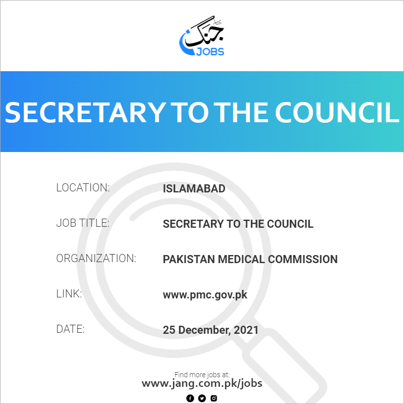 Secretary To The Council