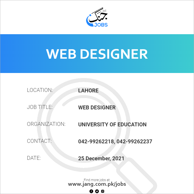 Web Designer