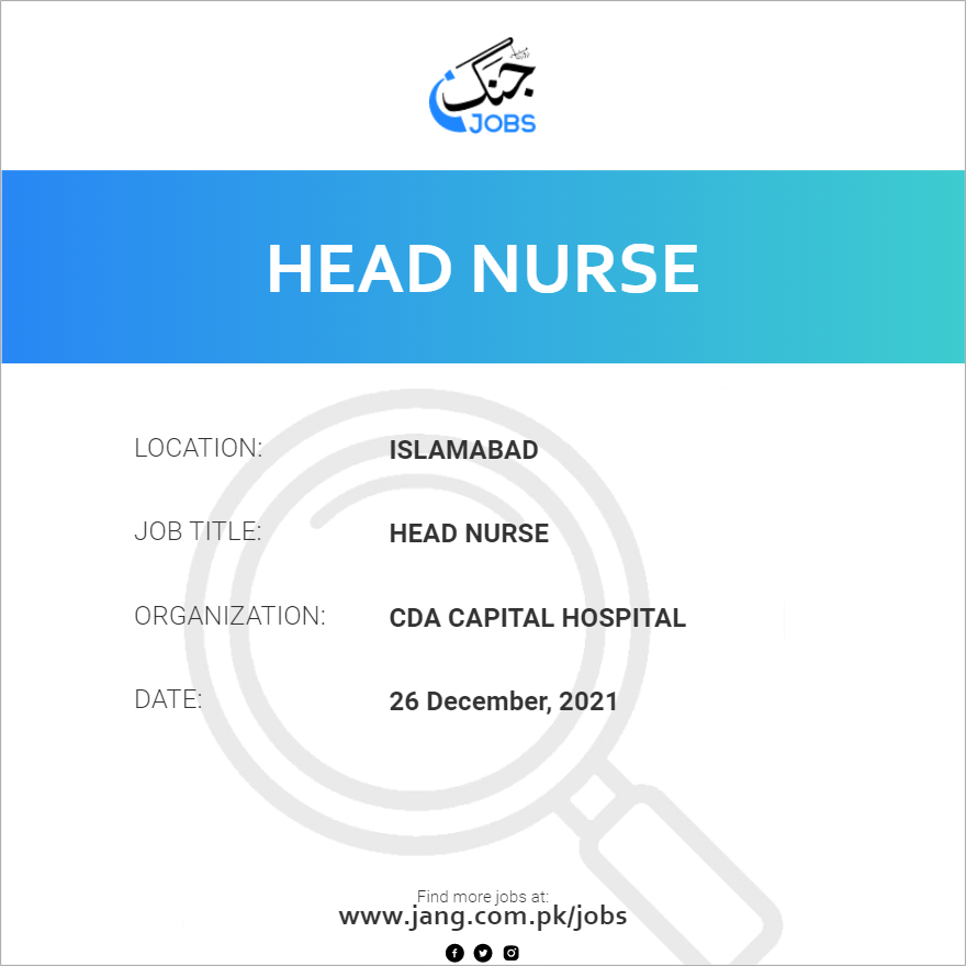 Name For Head Nurse