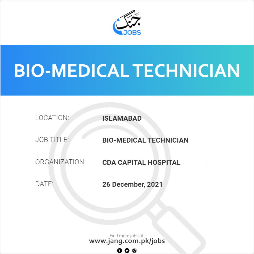 Bio-Medical Technician