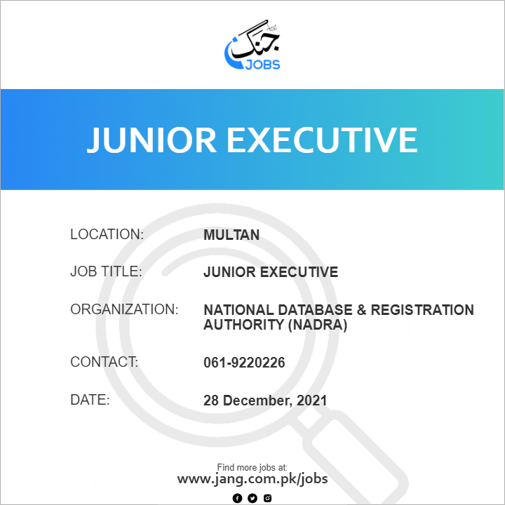 junior-executive-job-national-database-registration-authority