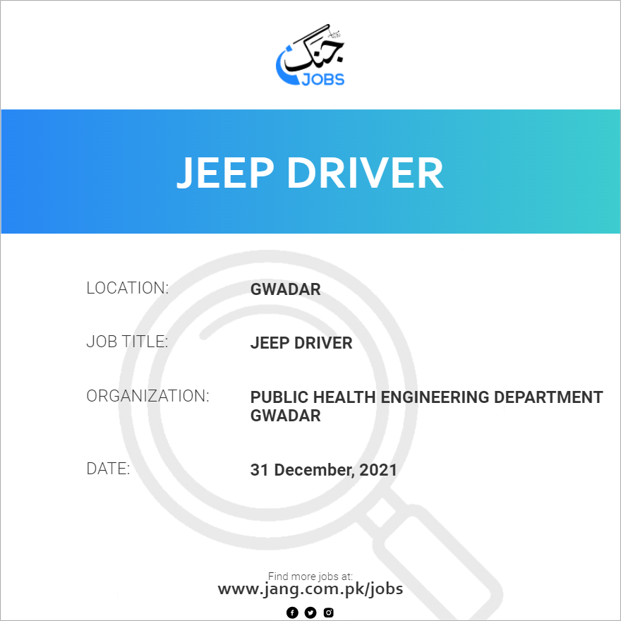 Jeep Driver