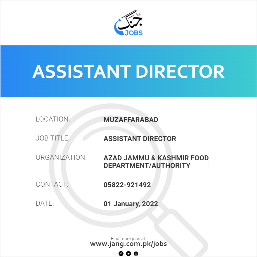 Assistant Director