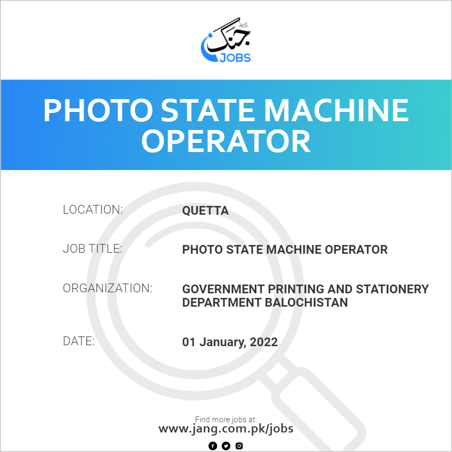 Photo State Machine Operator