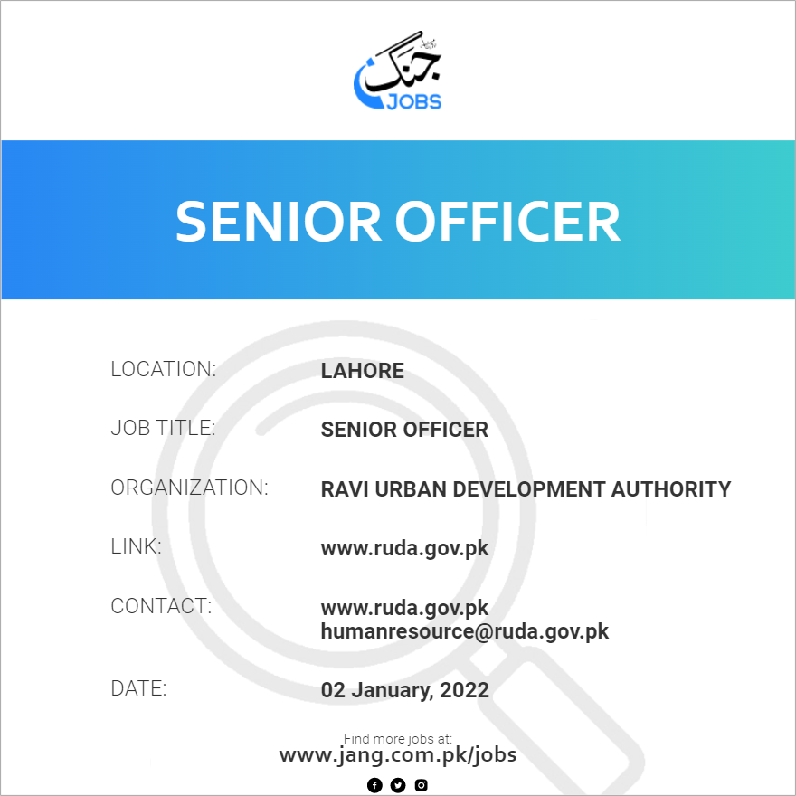 Senior Officer