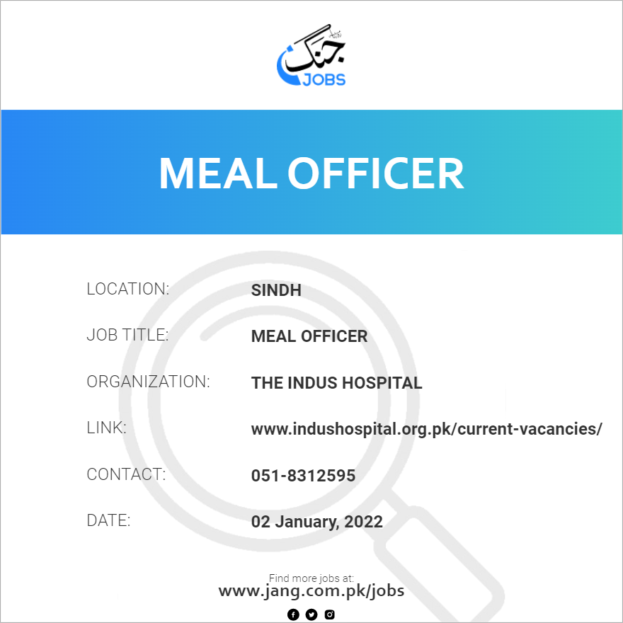 MEAL Officer