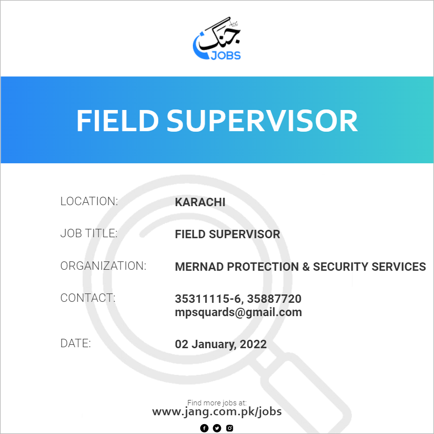 Field Supervisor