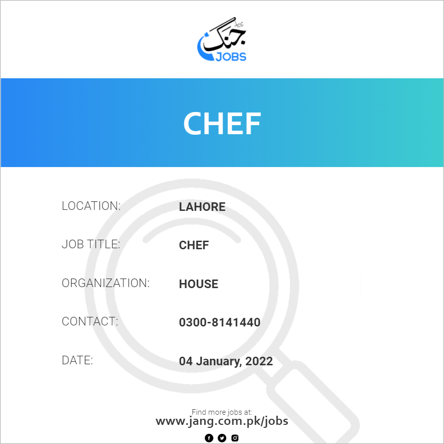 chef-job-house-jobs-in-lahore-32770