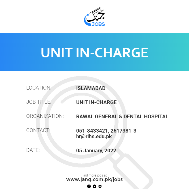 Unit In-Charge