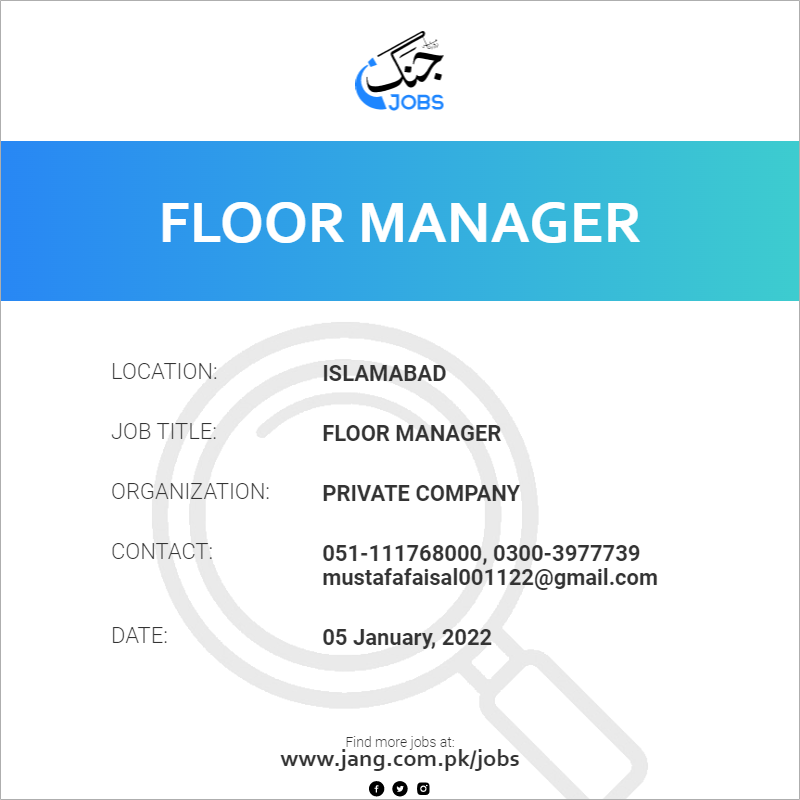 Floor Manager