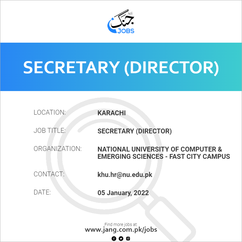 Secretary (Director)