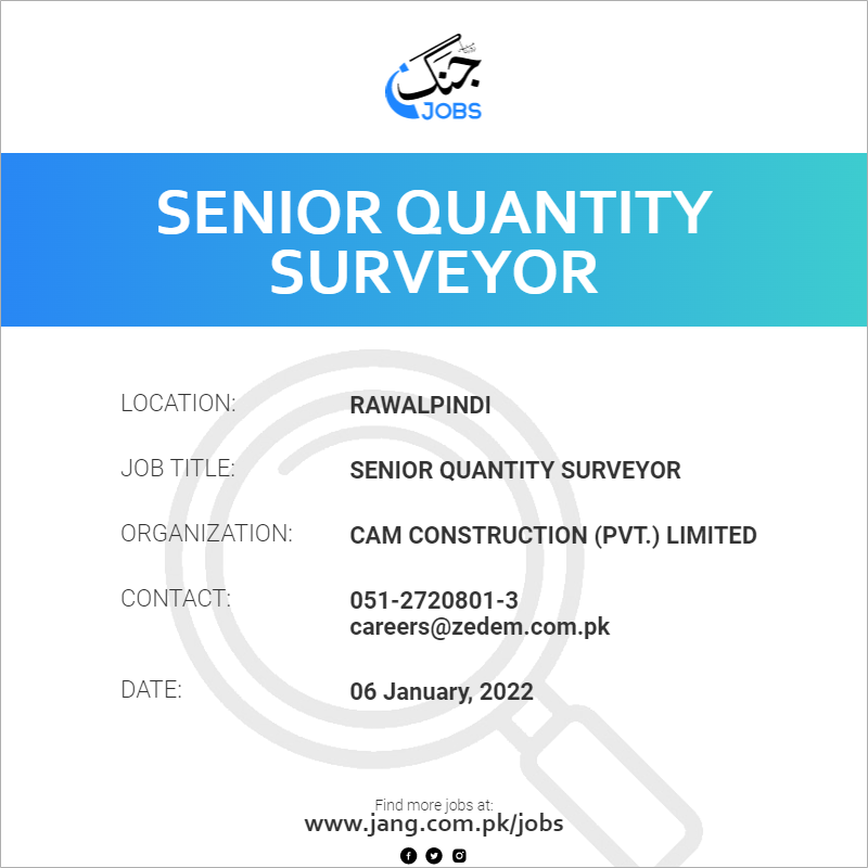 Senior Quantity Surveyor