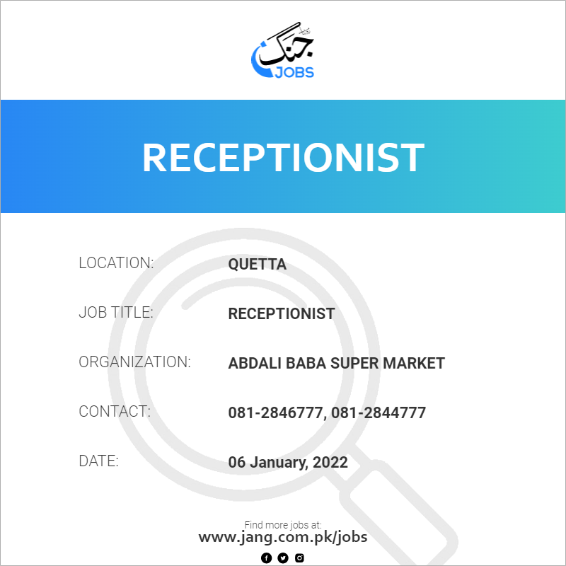 Receptionist