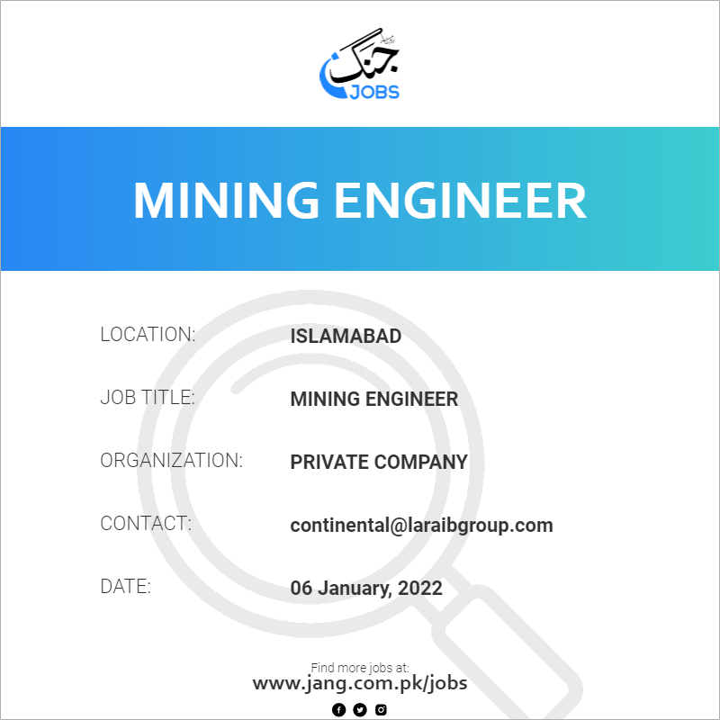 mining-engineer-job-private-company-jobs-in-islamabad-32966