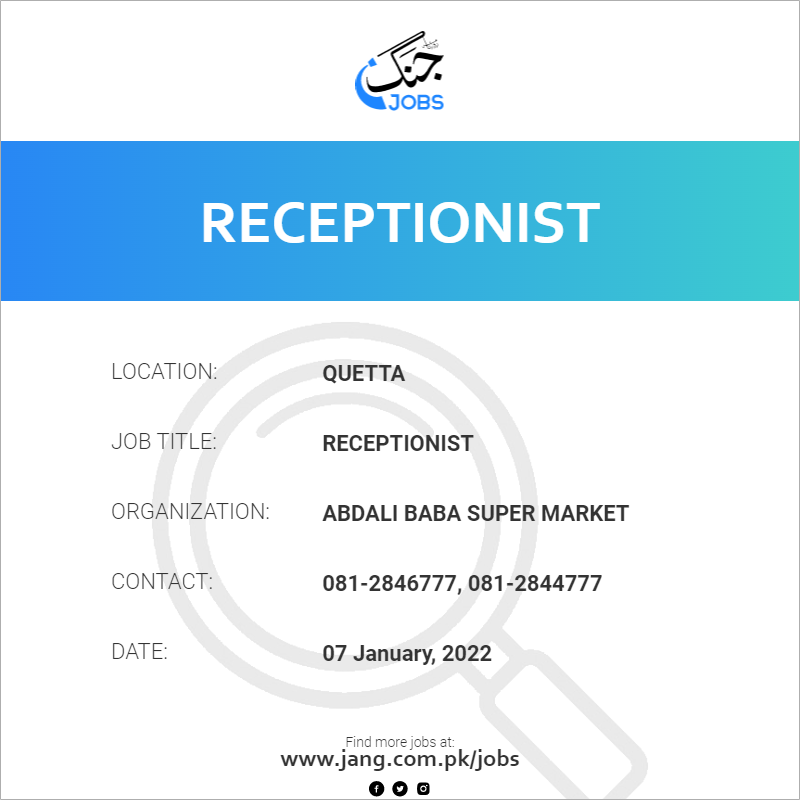 Receptionist