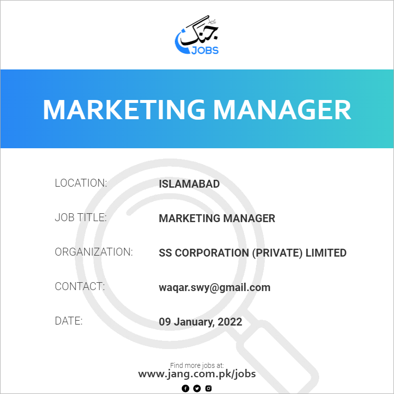 Marketing Manager