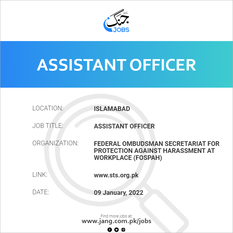 Assistant Officer