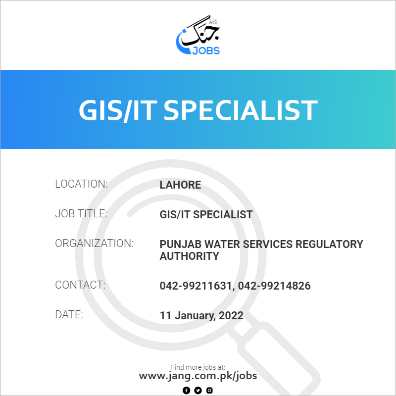 GIS/IT Specialist