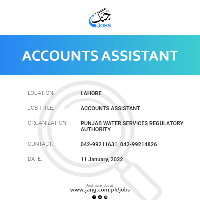 Accounts Assistant