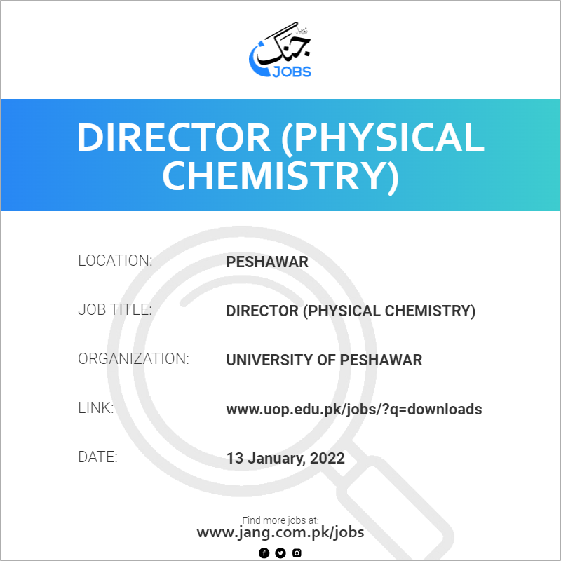 Director (Physical Chemistry)
