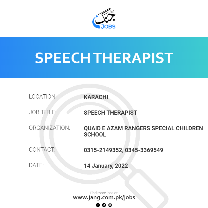 Speech Therapist