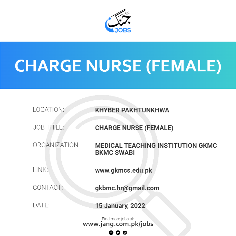 Charge Nurse (Female)