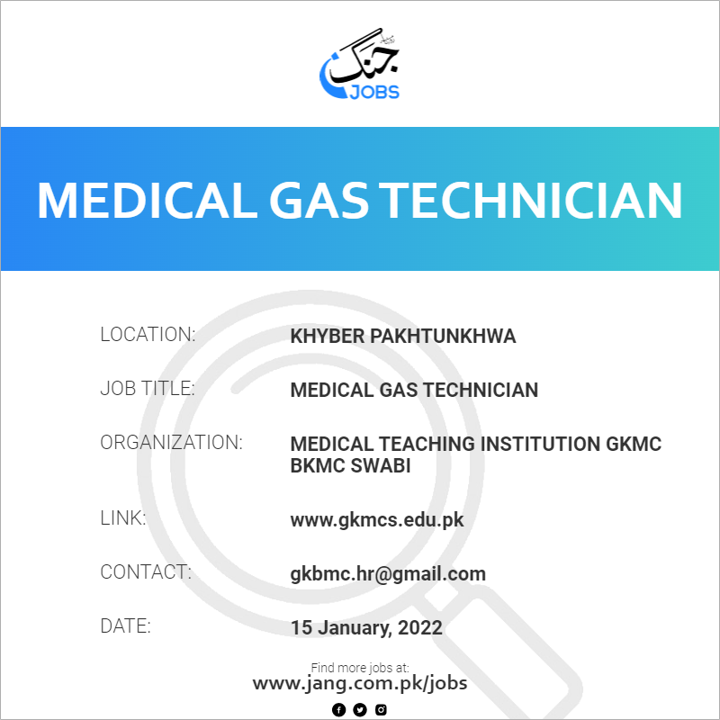 Medical Gas Technician