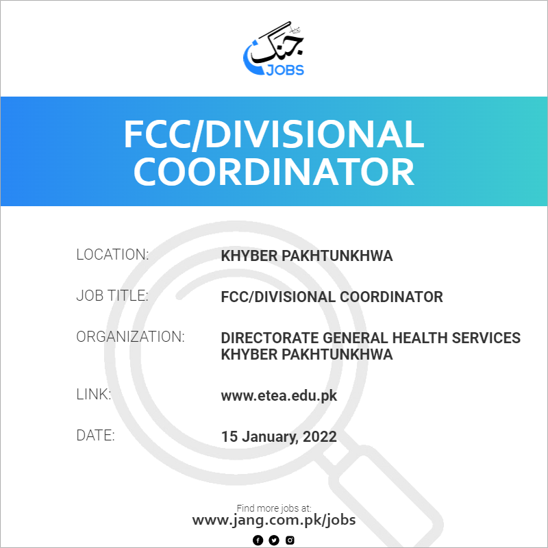 FCC/Divisional Coordinator