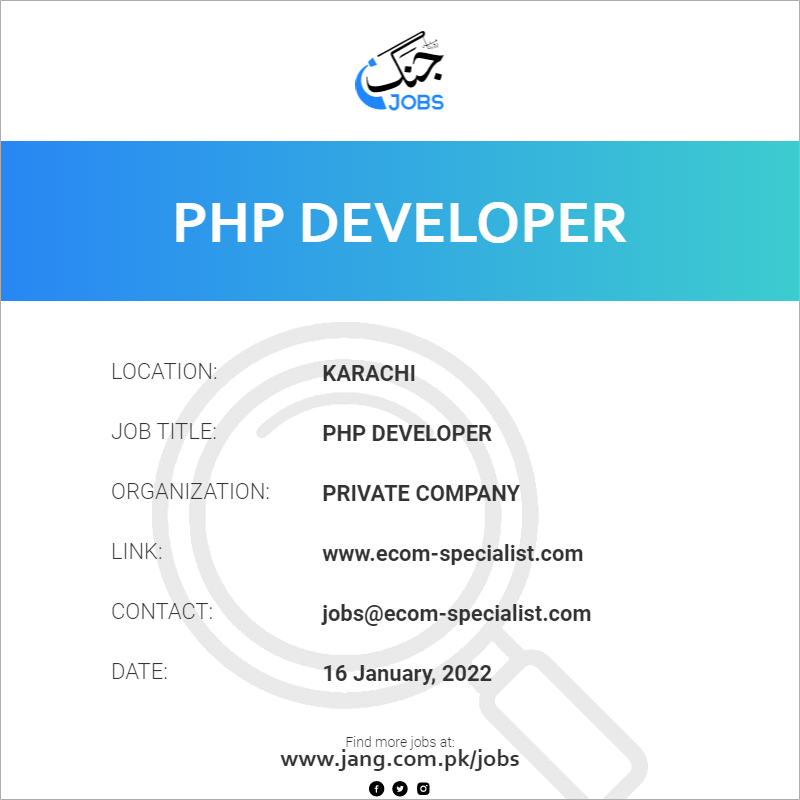 PHP Developer