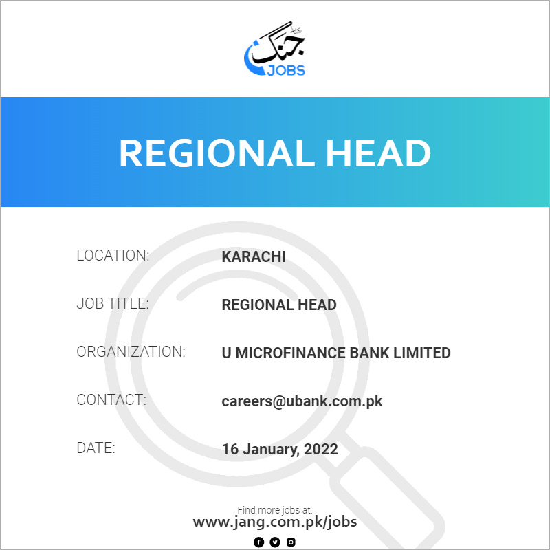 Regional Head