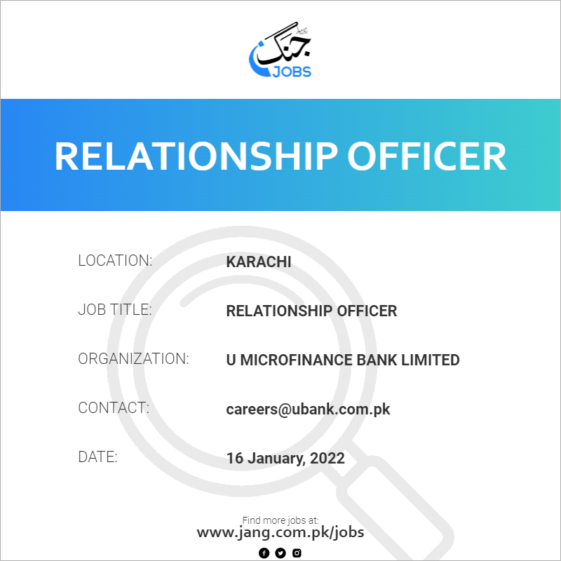 Role Of Relationship Officer In Bank