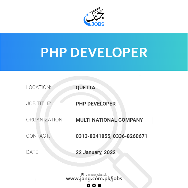 PHP Developer