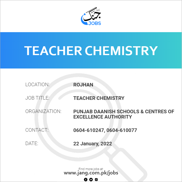 Teacher Chemistry