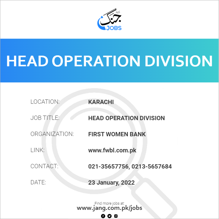 Head Operation Division