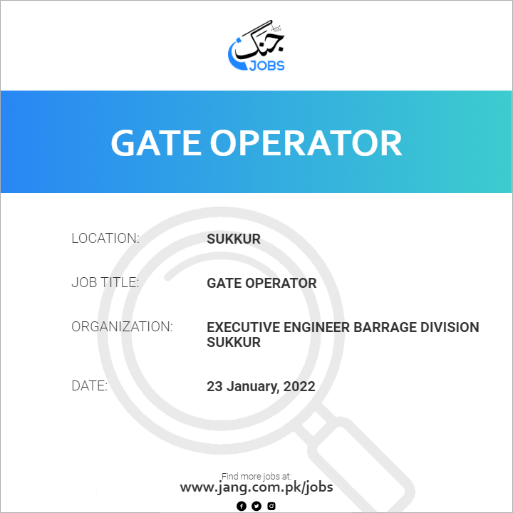 Gate Operator