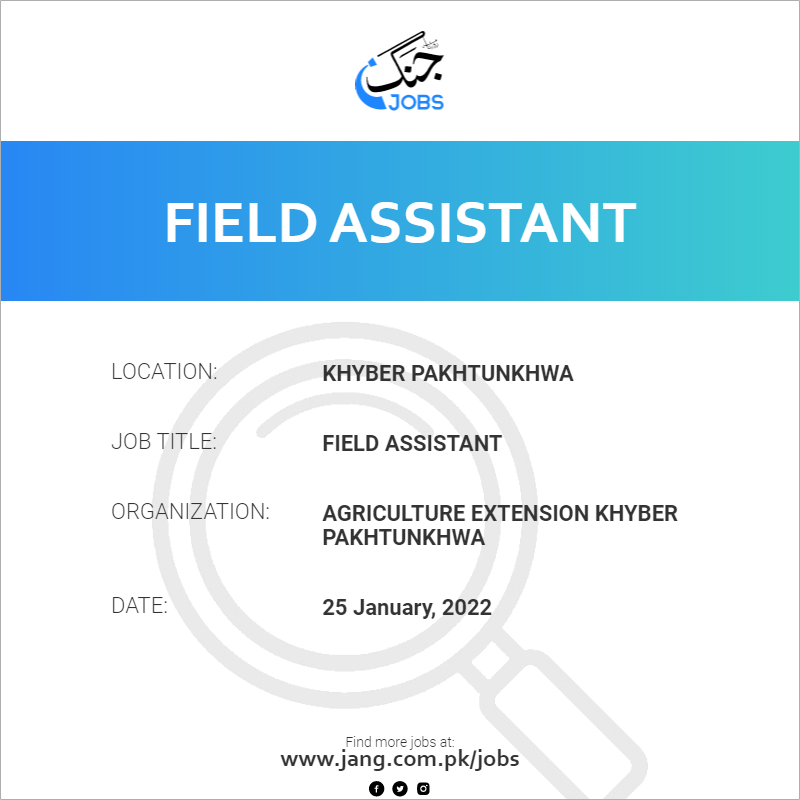 Field Assistant 