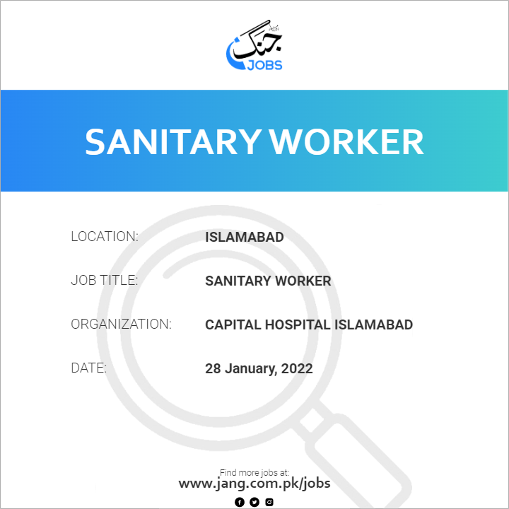 Sanitary Worker