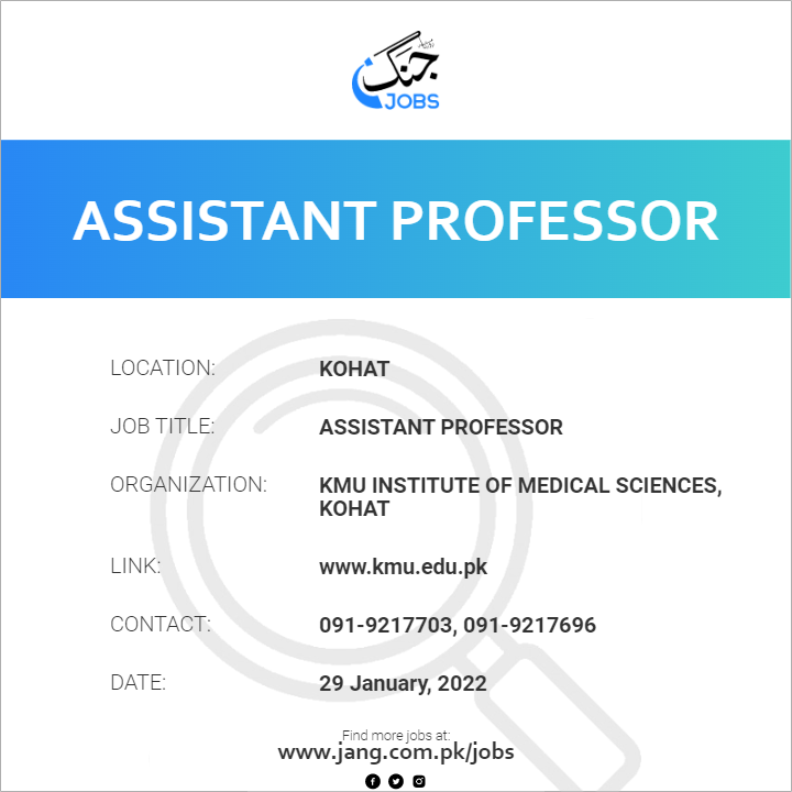 Assistant Professor