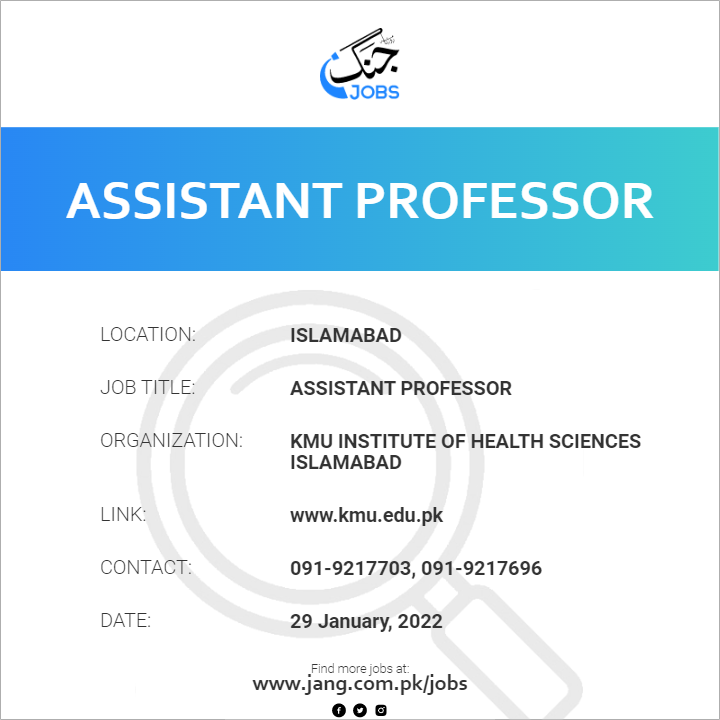 Assistant Professor