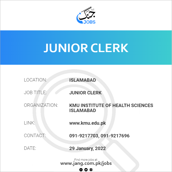 Junior Clerk