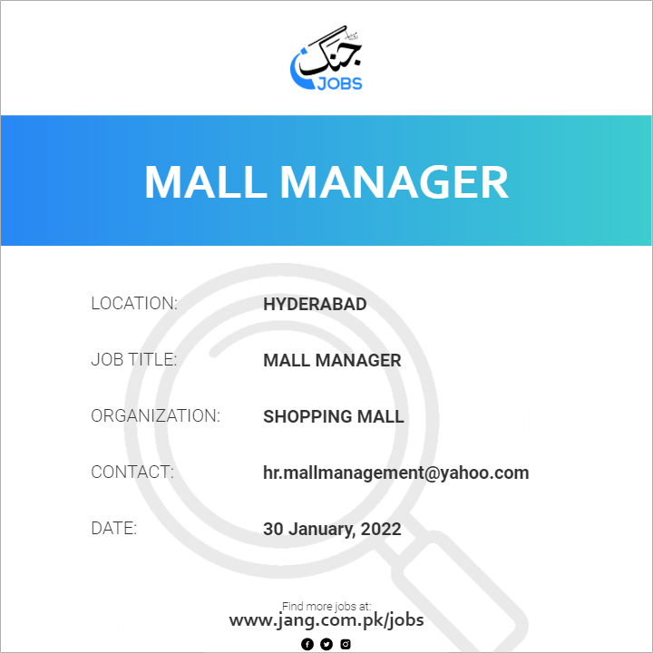 Mall Manager