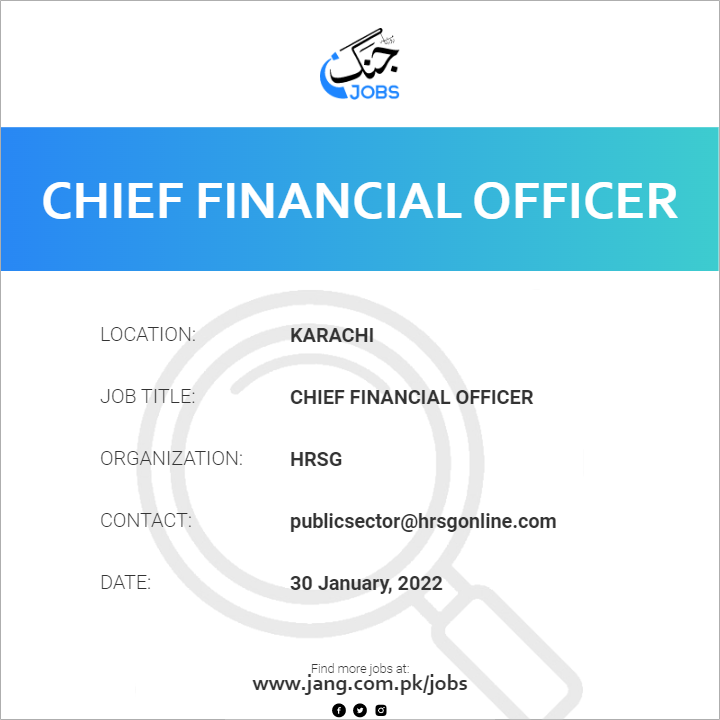 Chief Financial Officer