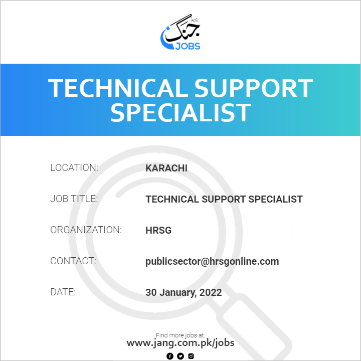 Technical Support Specialist