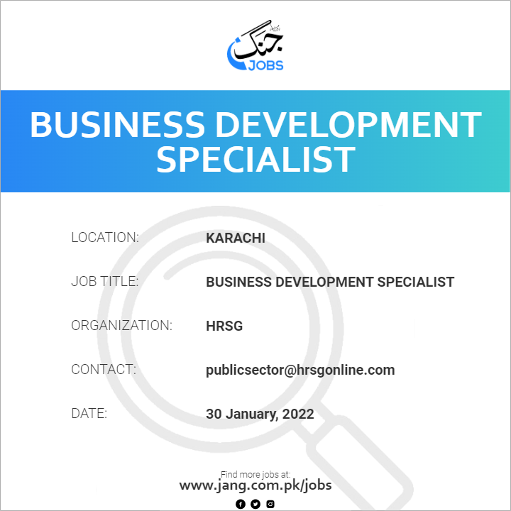 Business Development Specialist