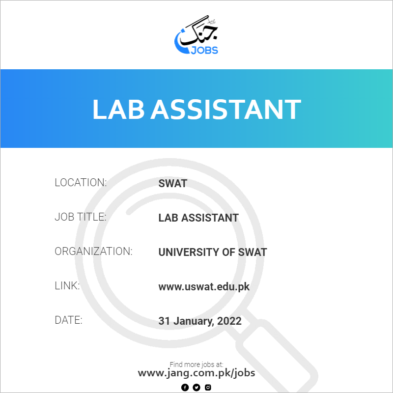 Lab Assistant