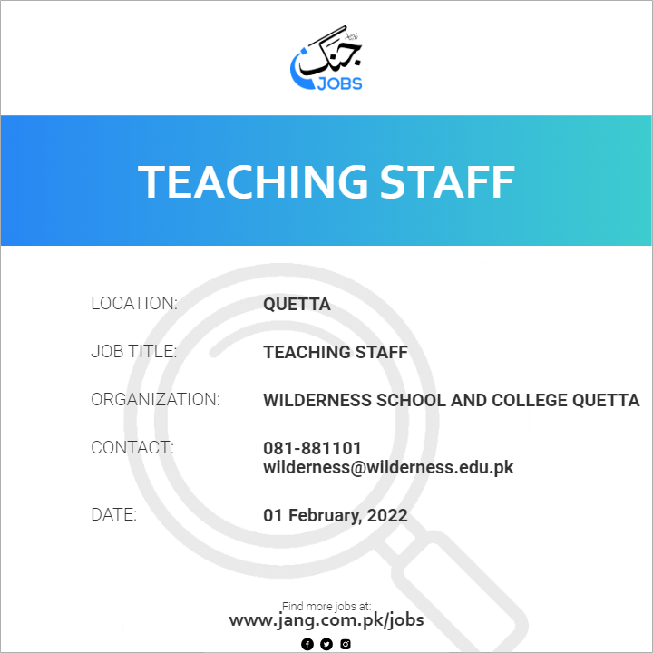 Teaching Staff