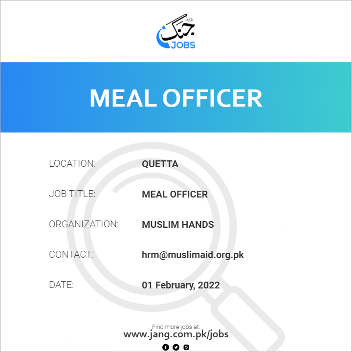 Meal Officer