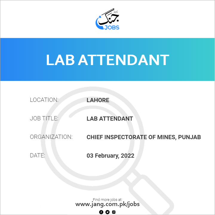 Lab Attendant